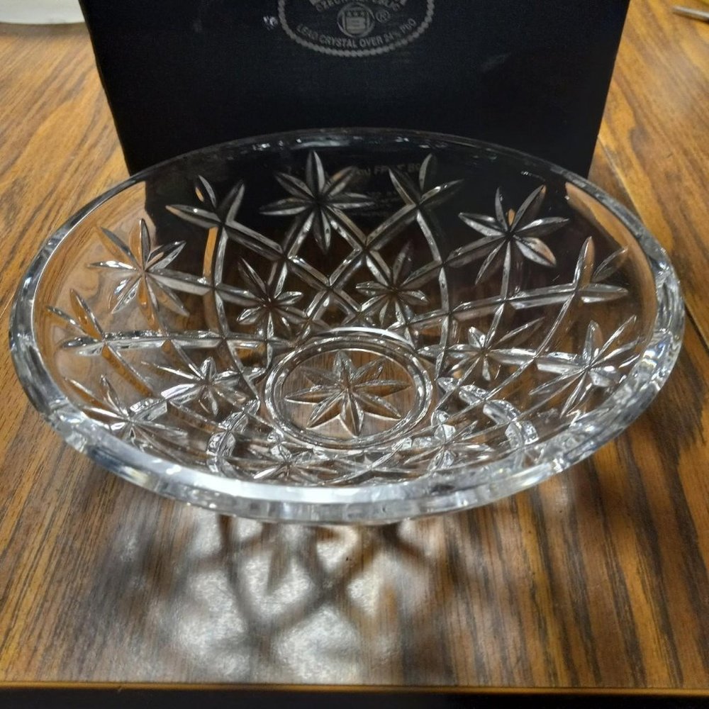 Nwot Bohemia Crystal Bowl